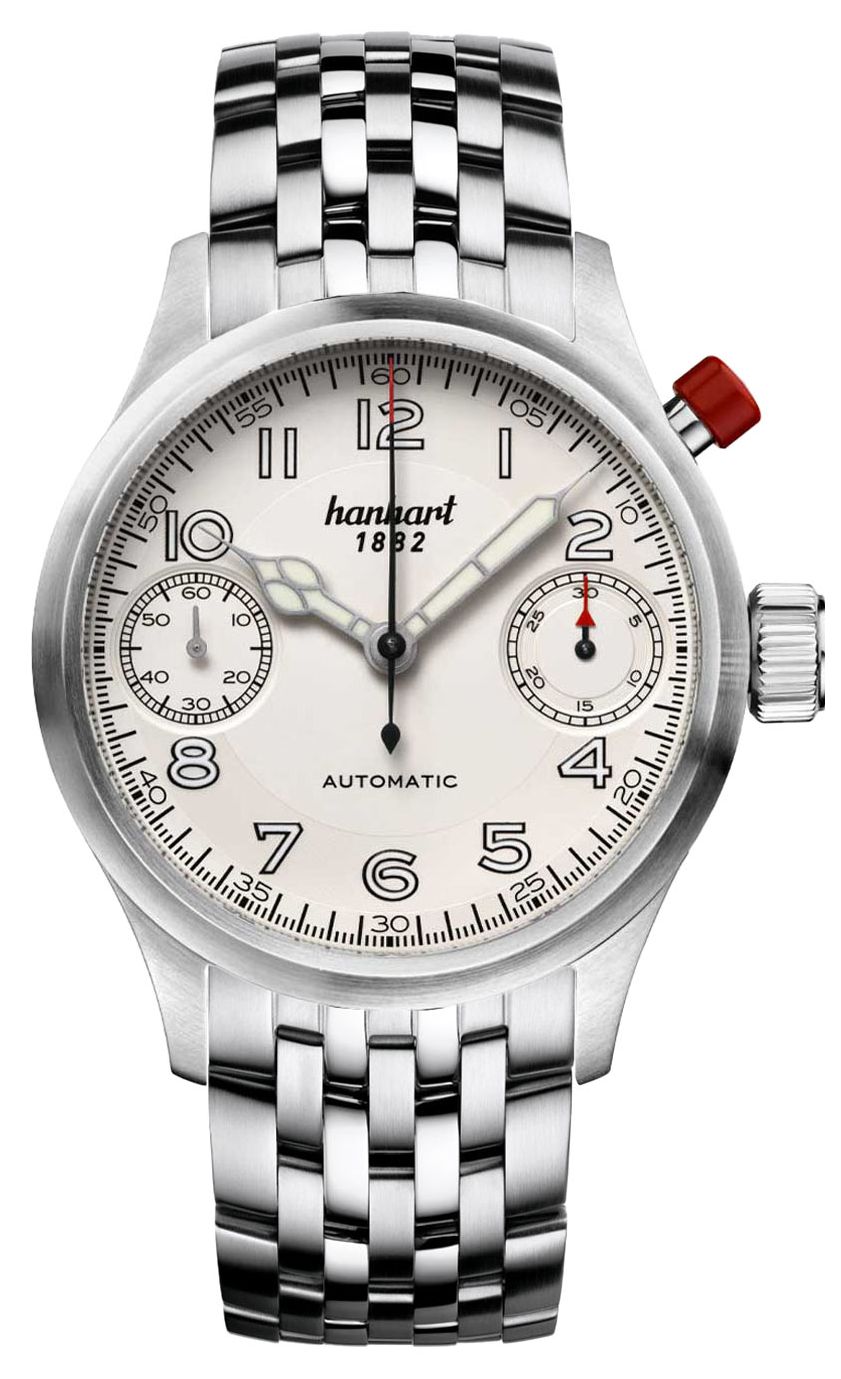 Hanhart Chronographe automatique Pioneer Monoscope (45 mm), montre