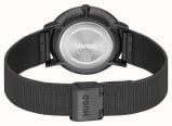 HUGO STYLE / 40mm / Black Dial / Black Stainless Steel Mesh Bracelet 1530474 - alternate view 3