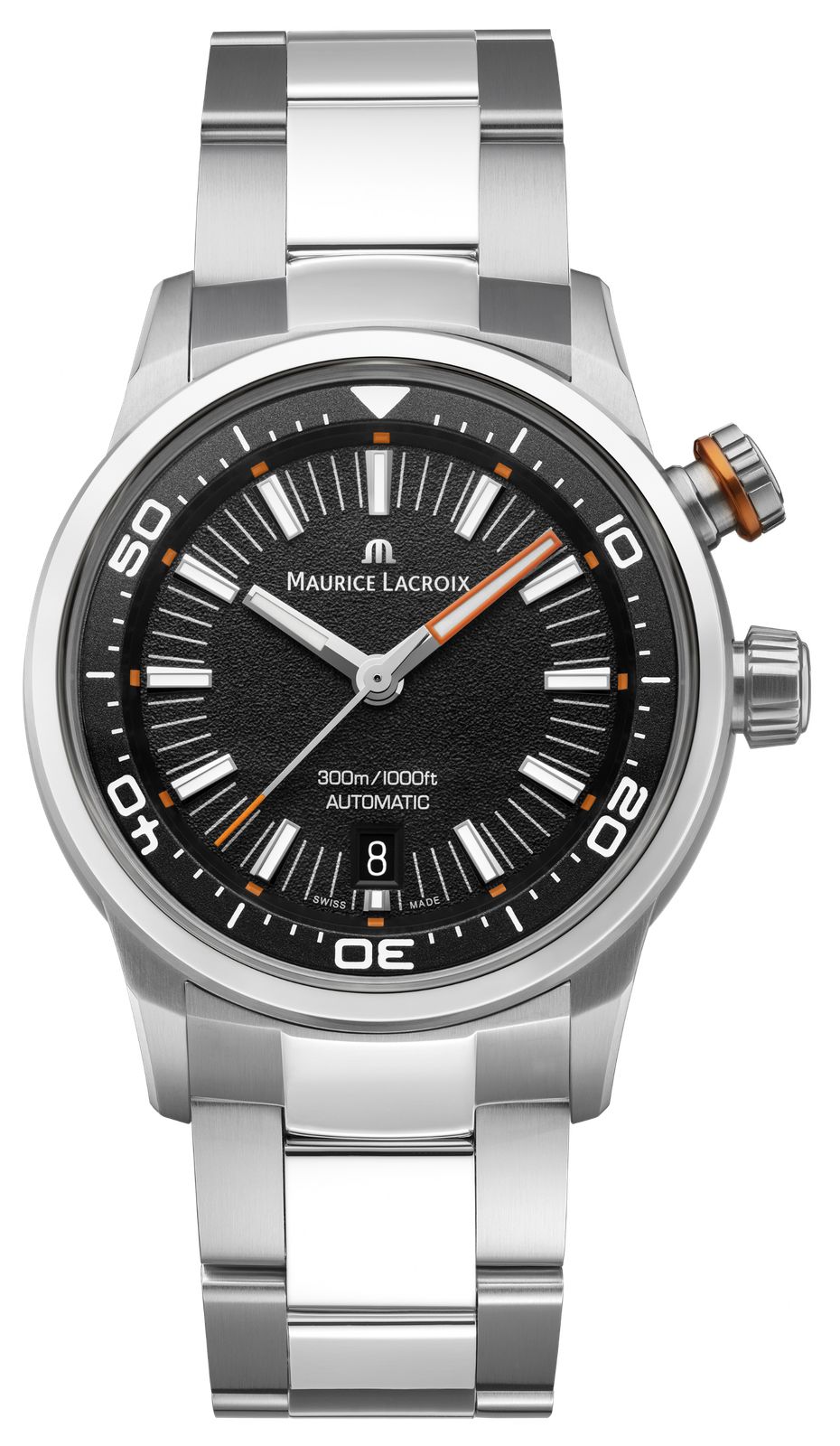 Maurice Lacroix Pontos S Diver Automatic (42mm) Black Dial Watch-image-172968