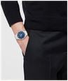 Versace V LEO AURIA (39mm) Blue Gradient Dial / Stainless Steel Bracelet VE5Y00126 - alternate view 4