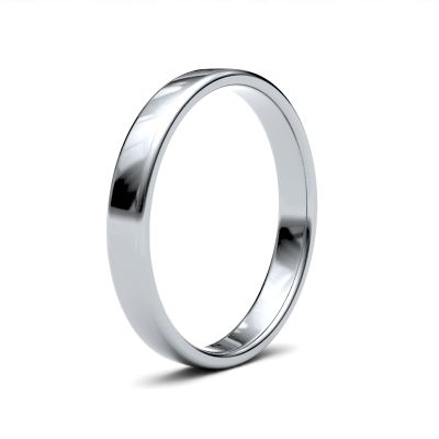 James Moore Wedding Rings | Palladium 500 | 2.5mm | Light | Soft Court | AG_2.5LLS-PD5