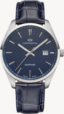 Continental Contemporary Round (41mm) Blue Dial / Blue Leather Strap 23001-GD158830