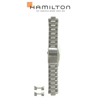 Hamilton Straps Bracelet en acier inoxydable kaki bleu montre