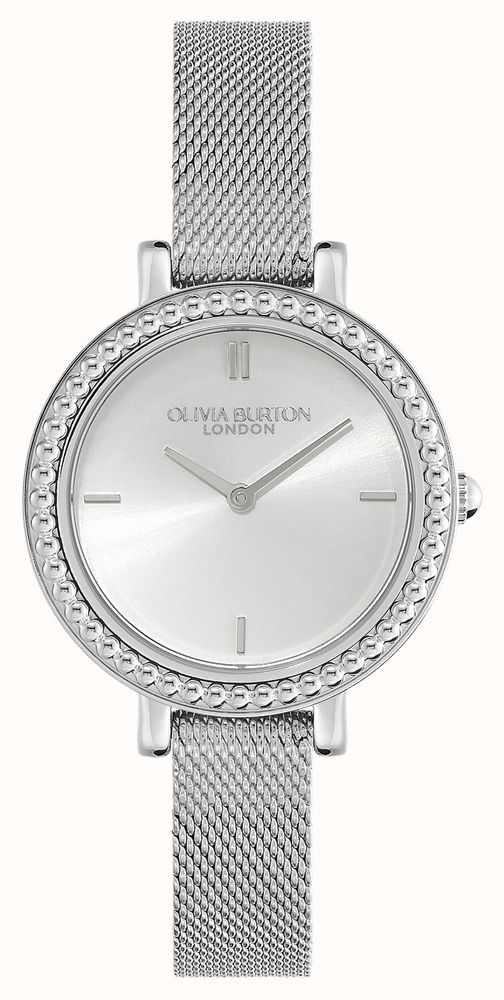 Olivia Burton Vintage Bead (30mm) Silver Dial / Stainless  display picture 1