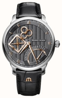 Maurice Lacroix Arcydzieło retrogradacyjnego zegarka automatycznego z kwadratowym kołem MP6058-SS001-310-1