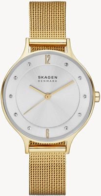 Skagen Montre bracelet femme anita plaqué or SKW2150
