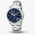 Maserati SUCCESSO 42mm Mens Chronograph Blue Dial Stainless Steel Bracelet R8873621047
