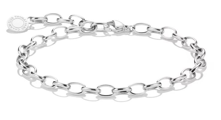 Thomas Sabo Anchor Chain Charm Bracelet L17cm â Original Jewellery