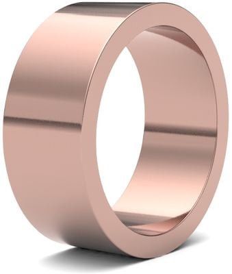 James Moore Wedding Ring  | 18ct Rose Gold | 8mm | Medium | Size Flat | AG_8GMF-18R AG_8GMF-18R