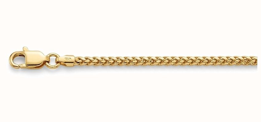 9ct Yellow Gold Semi Solid Triple Spinga 20" 1.60mm Chain HTSP-160-9Y-20
