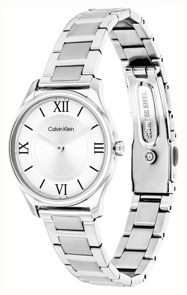 Calvin Klein Sculpted Essentials (28mm) White Dial / Stainless Steel Bracelet 25100213 - 备用视图 2
