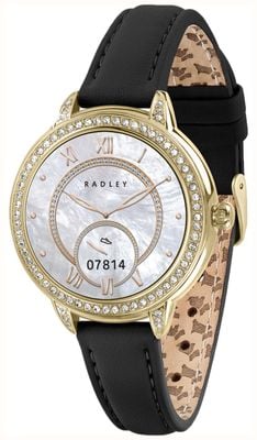Radley Series 33 Amoled Smartwatch (37mm) Black Leather Strap RYS33-2176