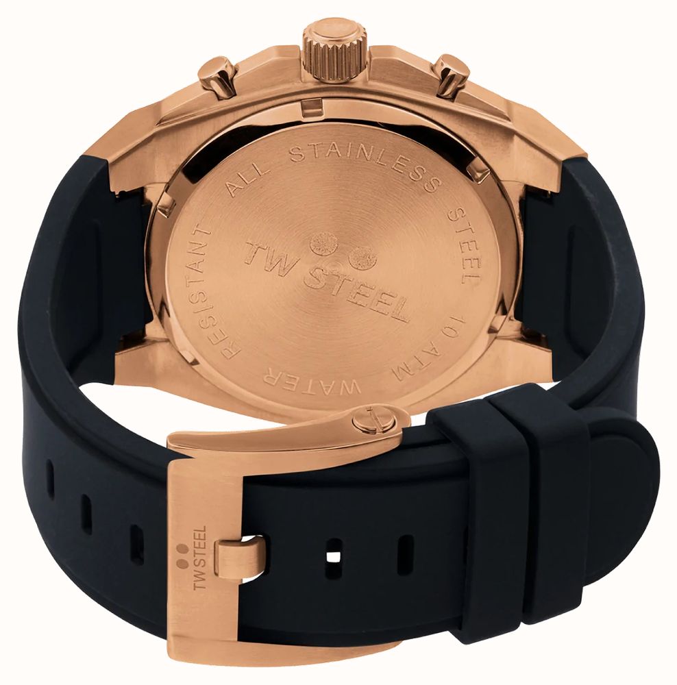 TW Steel CEO Tech Mens 44mm Quartz Watch with Black Dial