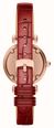 Emporio Armani Two-Hand Quartz (28mm) Mother-of-Pearl Dial / Red Leather Strap AR11840 - альтернативный вид 3