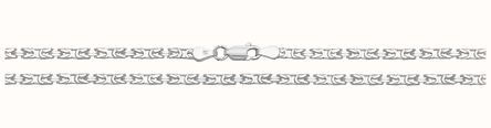 James Moore & Co 925 Silver Byzantine 18" Necklace J96637