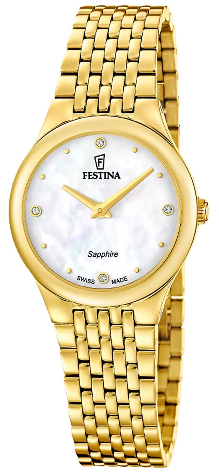 Festina Swiss Made Grace Quartz 29mm MotherofPearl Dial Watch