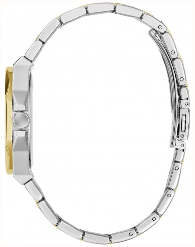 Guess Watches Women's Empress White Sunray Dial Two-Tone Stainless Steel Bracelet GW1095L3 - vista alternativa 4