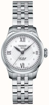 Tissot Damski zegarek automatyczny le locle z cienkim diamentem T41118316