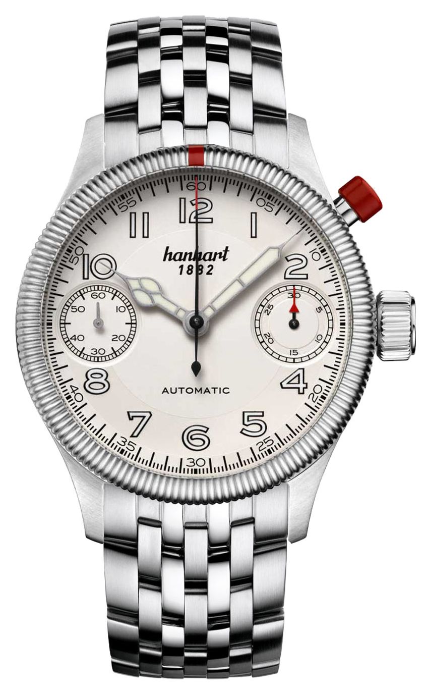 Hanhart Chronographe automatique Pioneer Monoscope (45 mm), montre