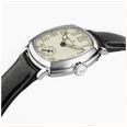 Hamilton American Classic Cushion Mechanical (30mm) Sandblasted Beige Dial / Black Leather Strap Watch H36109710 - alternate view 2