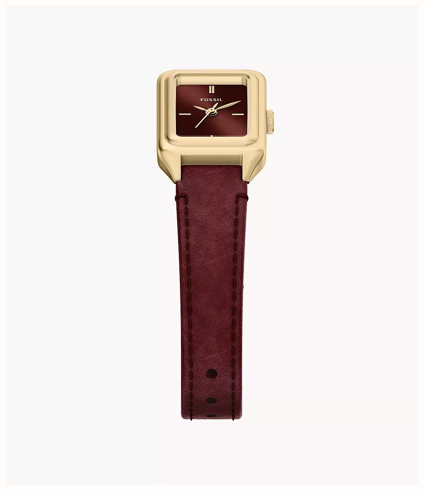 Fossil Raquel 18 mm Three-Hand Red Leather ES5530 - vista alternativa 5