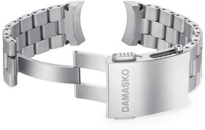 Damasko 20-mm-Edelstahlarmband mit werkseitiger Faltschließe – Uhr nur auf Anfrage erhältlich DAMASKO 20MM BRACELET