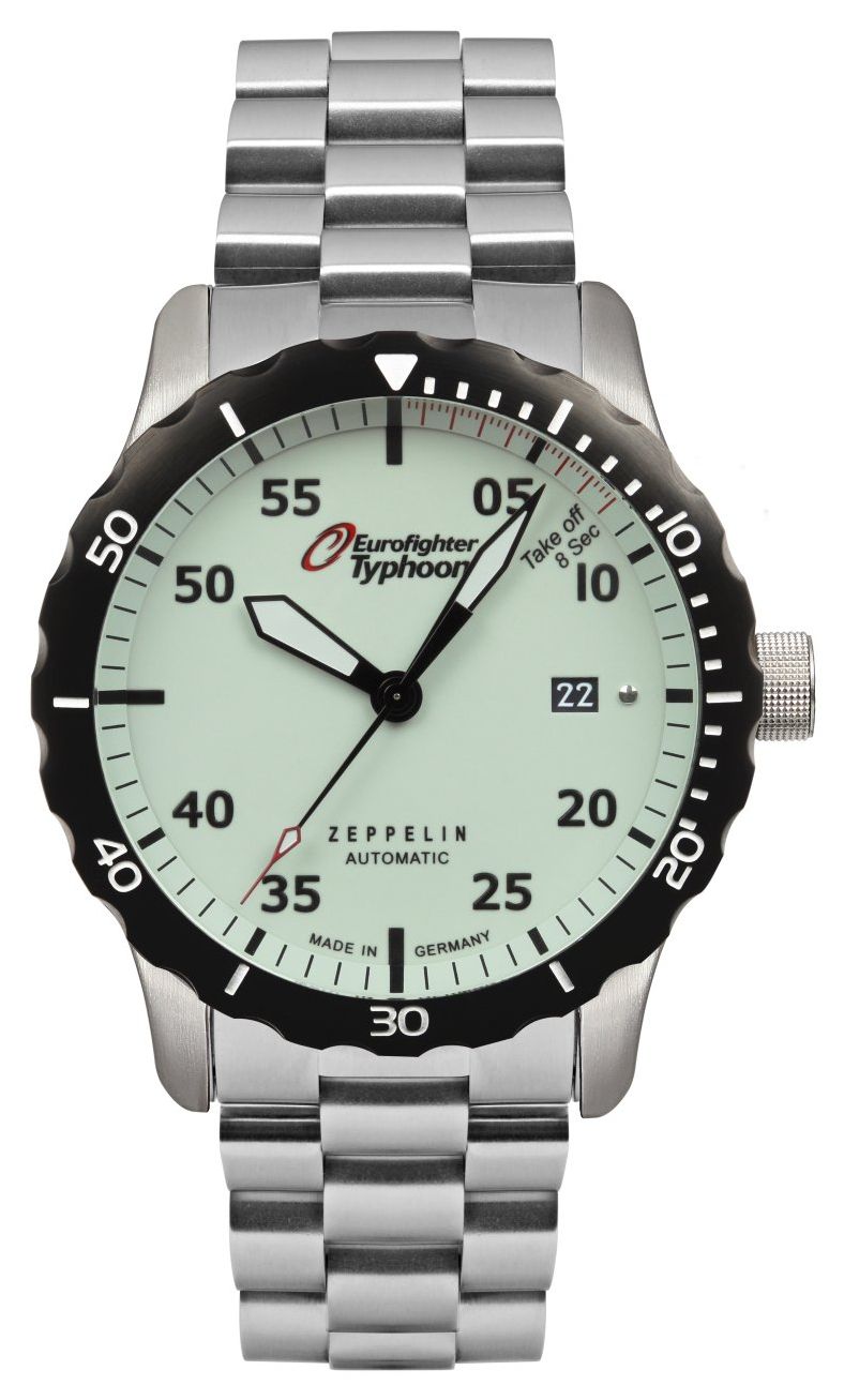 Zeppelin Eurofighter automatique (43 mm) cadran entiÃ¨rement montre