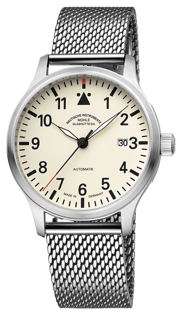 MÃ¼hle GlashÃ¼tte Terrasport II (40 mm) cadran crÃ¨me / montre