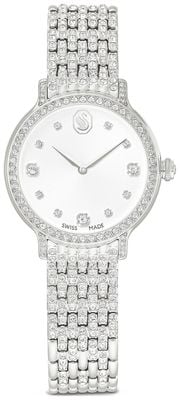 Swarovski Imber Quarz (31 mm), silbernes Zifferblatt / Edelstahlarmband 5741229