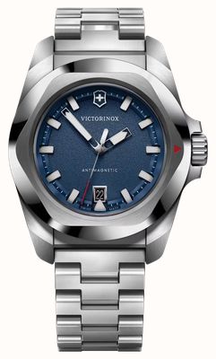 Victorinox Montre I.n.o.x. quartz (41 mm), cadran noir / bracelet en acier inoxydable 242031