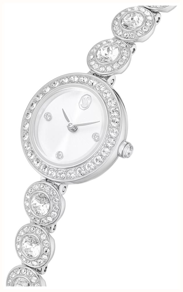 Swarovski Ladies Una Angelic Silver Coloured Crystal Bracelet Watch 5737038 - autre vue 4
