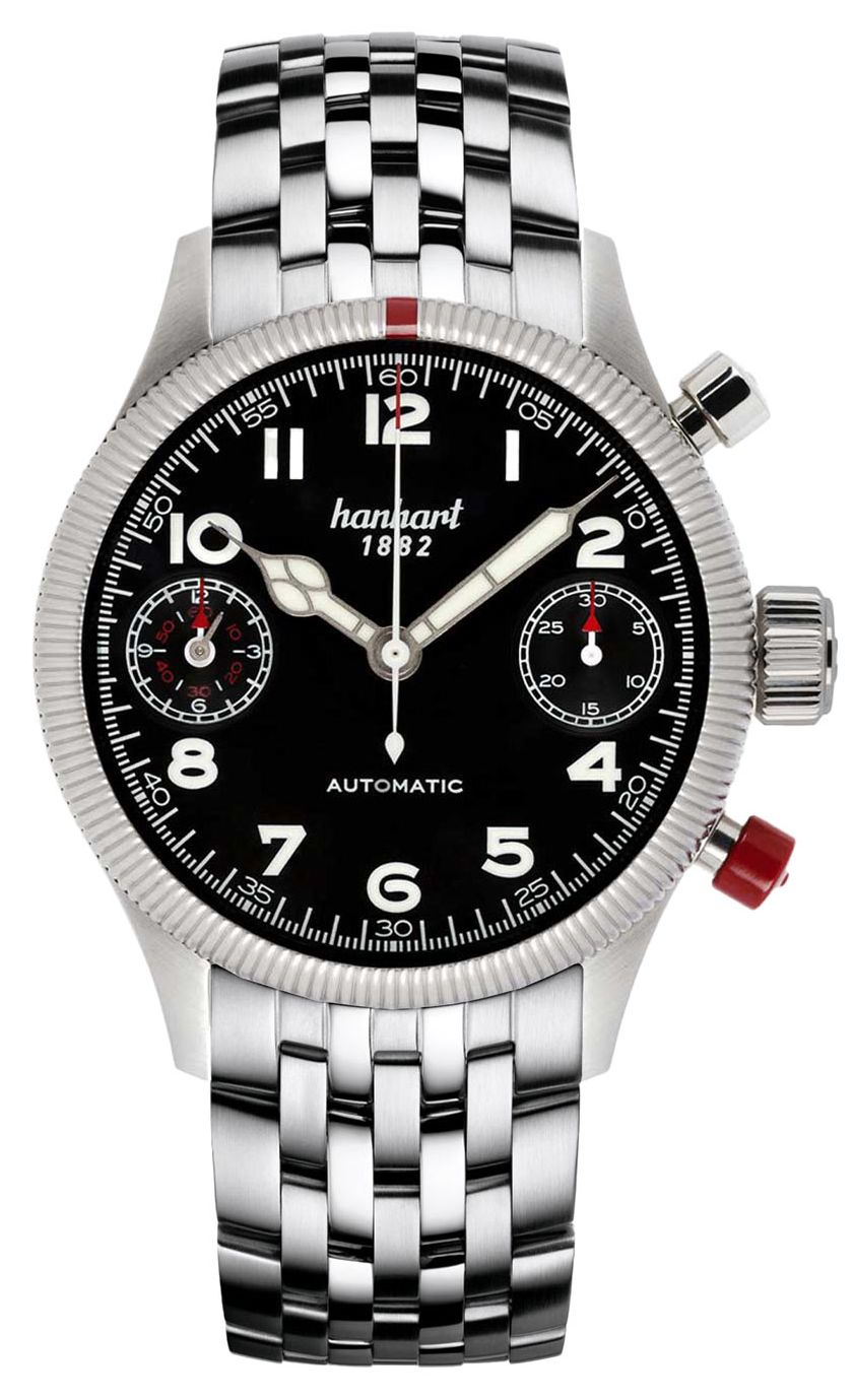 Hanhart Chronographe automatique Pioneer Twindicator (45 mm montre