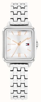 Tommy Hilfiger Mia (22,5 mm) silbernes Zifferblatt / Edelstahlarmband 1782830