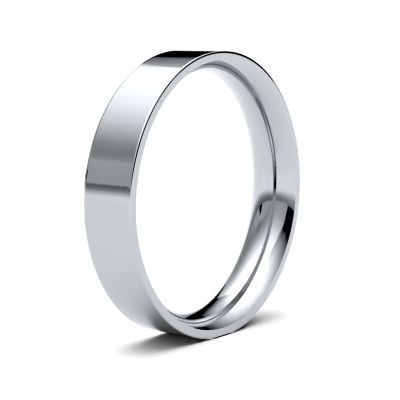 James Moore Wedding Rings | Palladium | 4mm | Medium | Flat Court | AG_4LME-PD