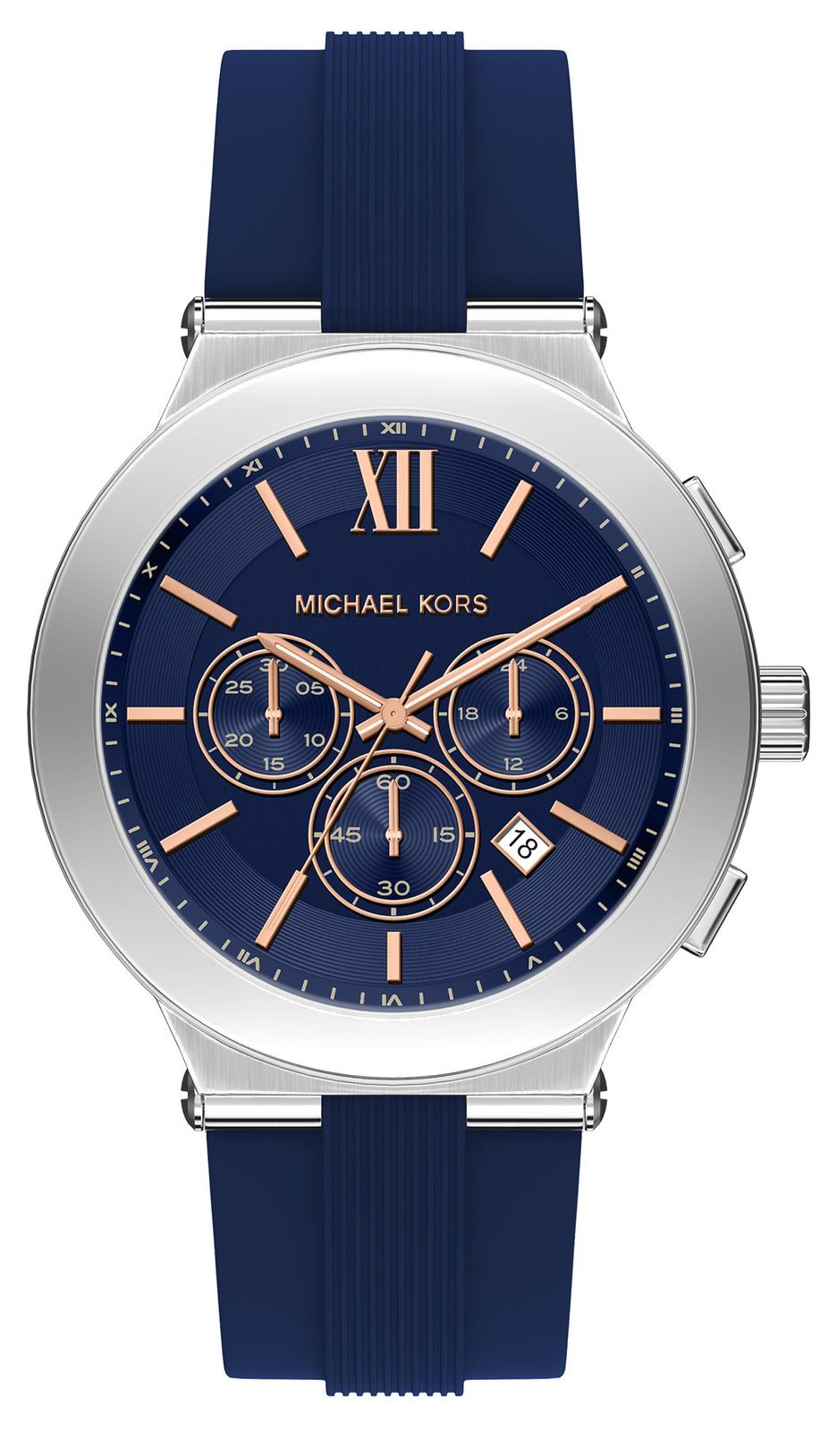 Michael Kors Chronographe Billie (46 mm), cadran bleu / montre-image-207200