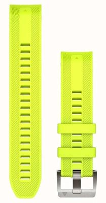 Garmin Tylko pasek do zegarka Quickfit® 22 marq — żółty silikonowy pasek 010-13225-05
