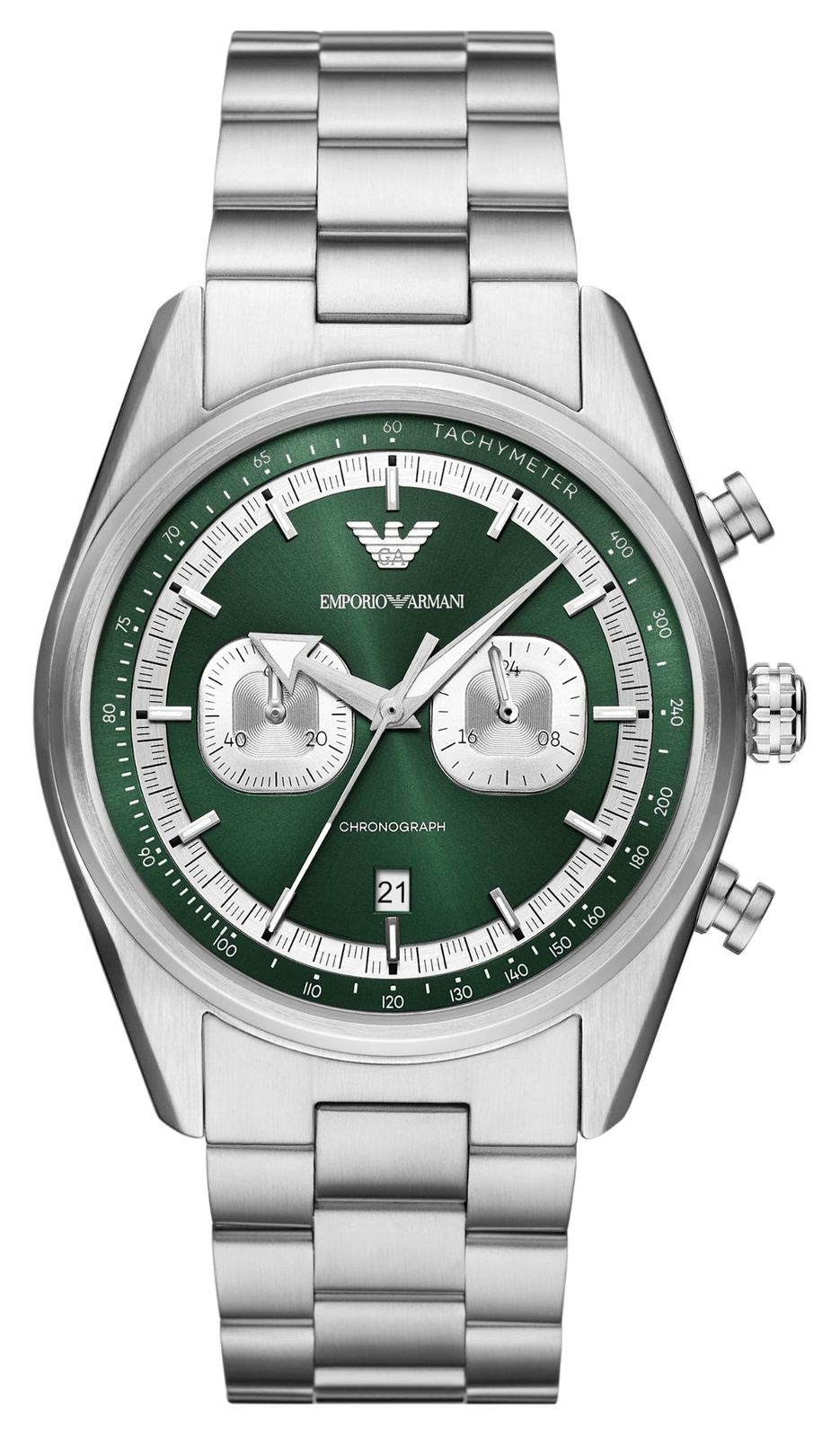 Emporio Armani chronographe homme (42 mm) cadran vert montre