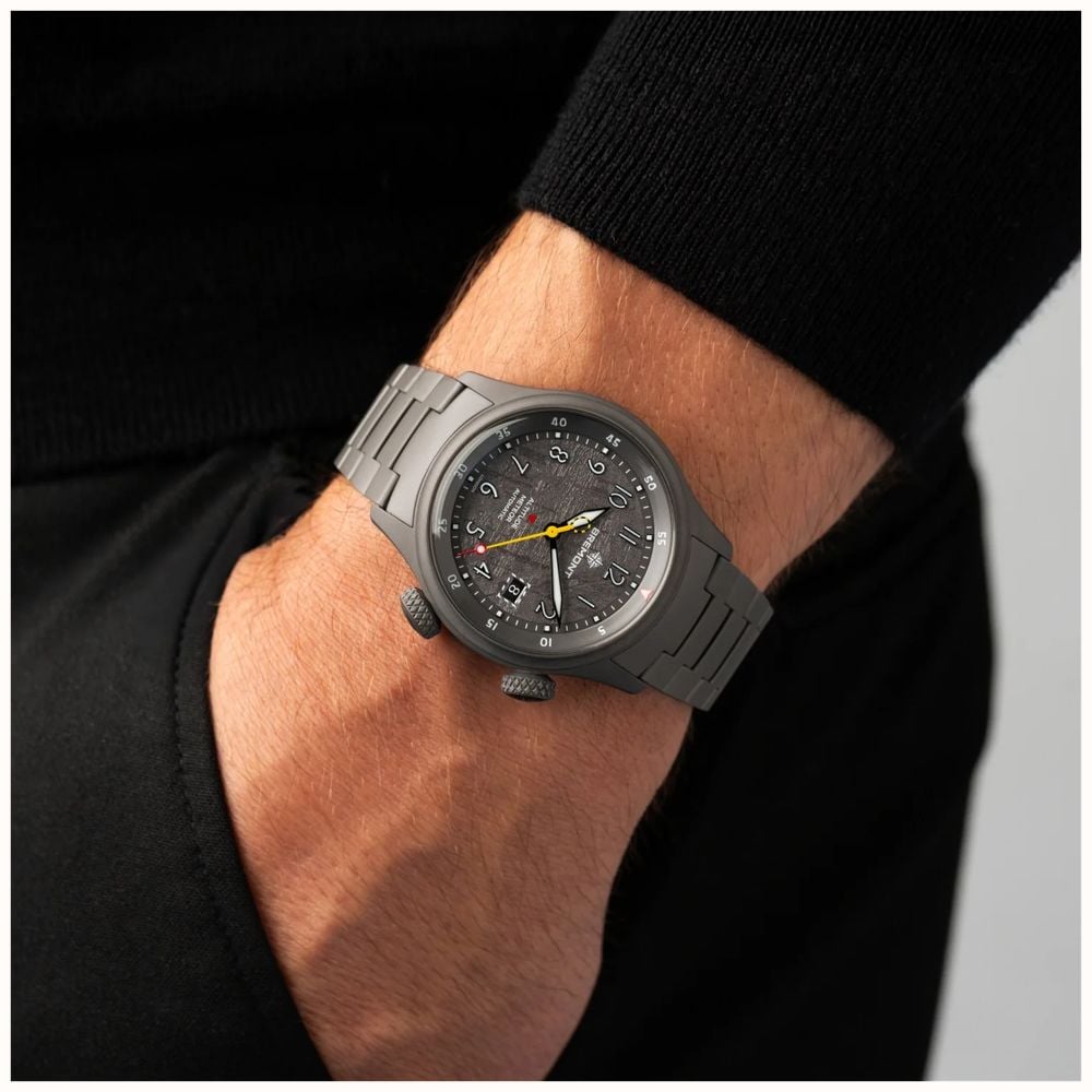 Bremont Altitude MB Meteor Stealth Grey Limited Edition (42mm) Meteorite Pattern Dial / Titanium Bracelet ALT42-MT-GRTI-GR-B - alternate view 7