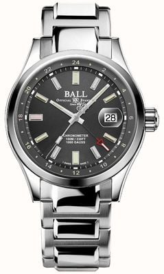 Ball Watch Company Engineer iii Endurance 1917 gmt (41 mm) esfera gris/brazalete de acero inoxidable (arcoíris) GM9100C-S2C-GYR