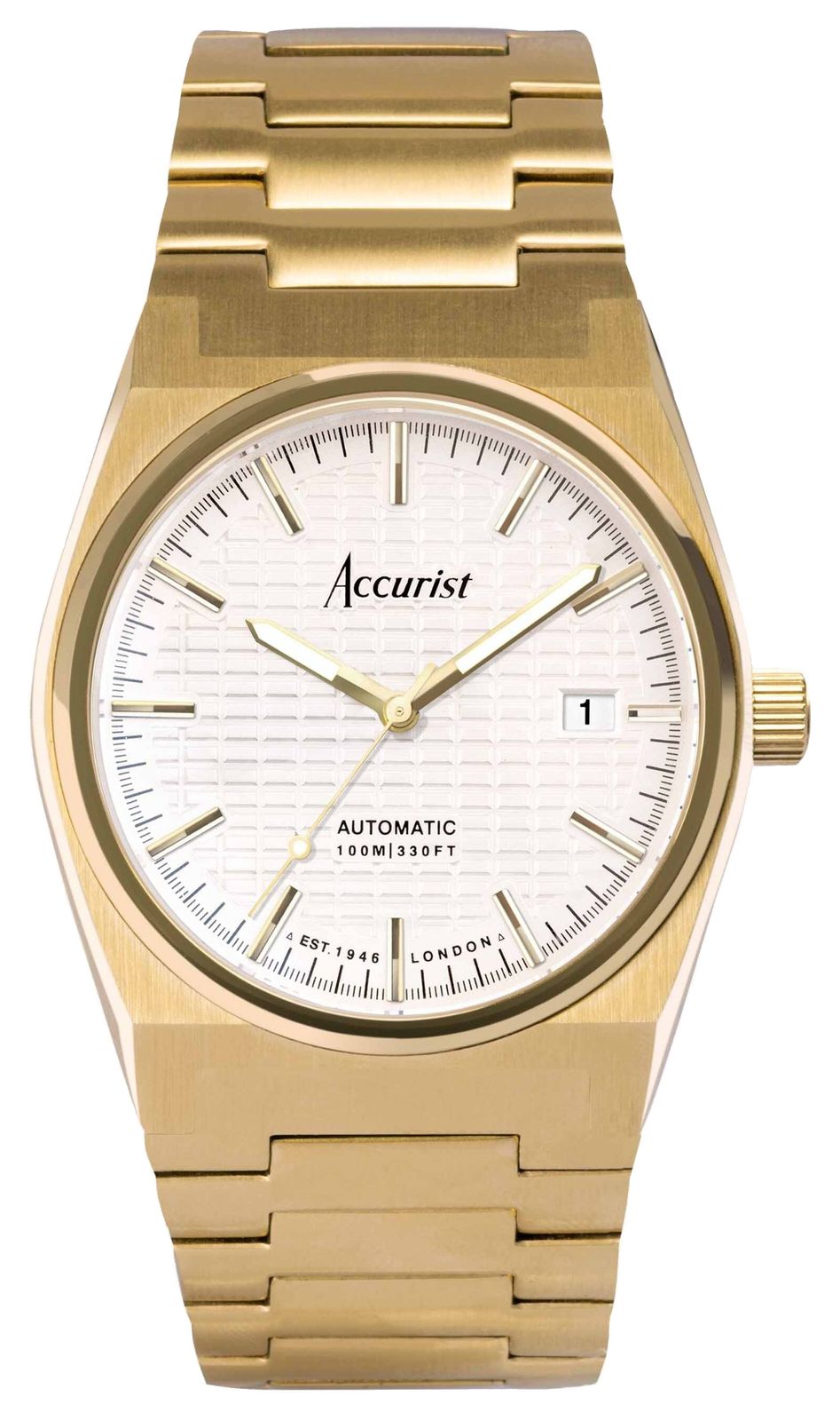 Accurist Cadran blanc Origin pour homme (41 mm) / bracelet montre