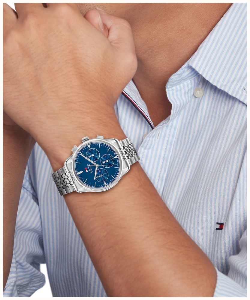 Tommy Hilfiger The Empire Stainless Steel Blue Dial Watch 1710811 - vue alternative 3