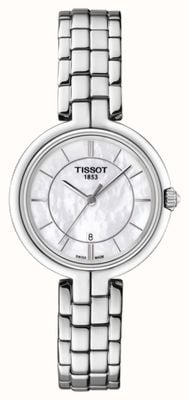 Tissot Women's Flamingo Stainless Steel Mother Of Pearl Dial T0942101111100