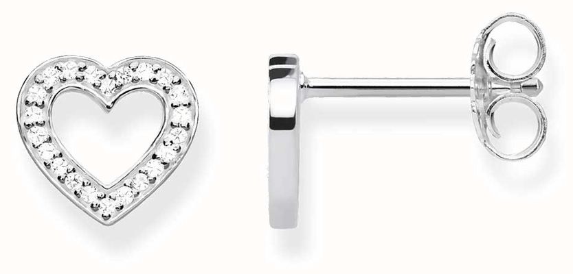 Thomas Sabo Sterling Silver Heart Studs H1945-051-14