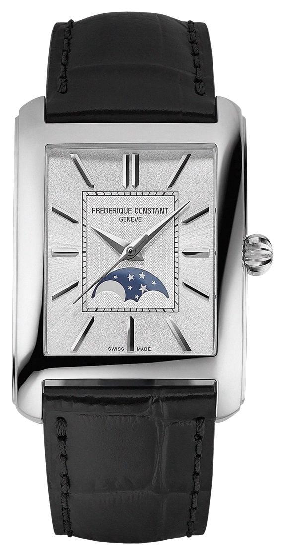 Frederique Constant CarrÃ©e Ã  phase de lune montre