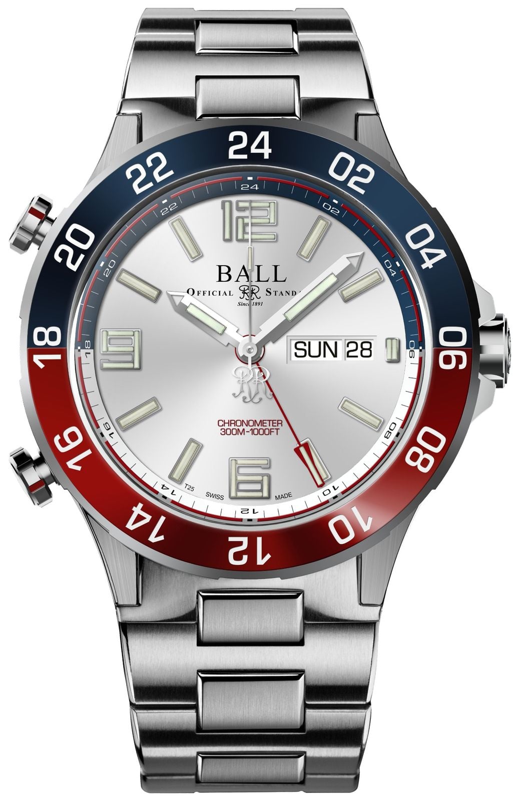 Ball Watch Company Roadmaster marine gmt (42 mm) cadran montre
