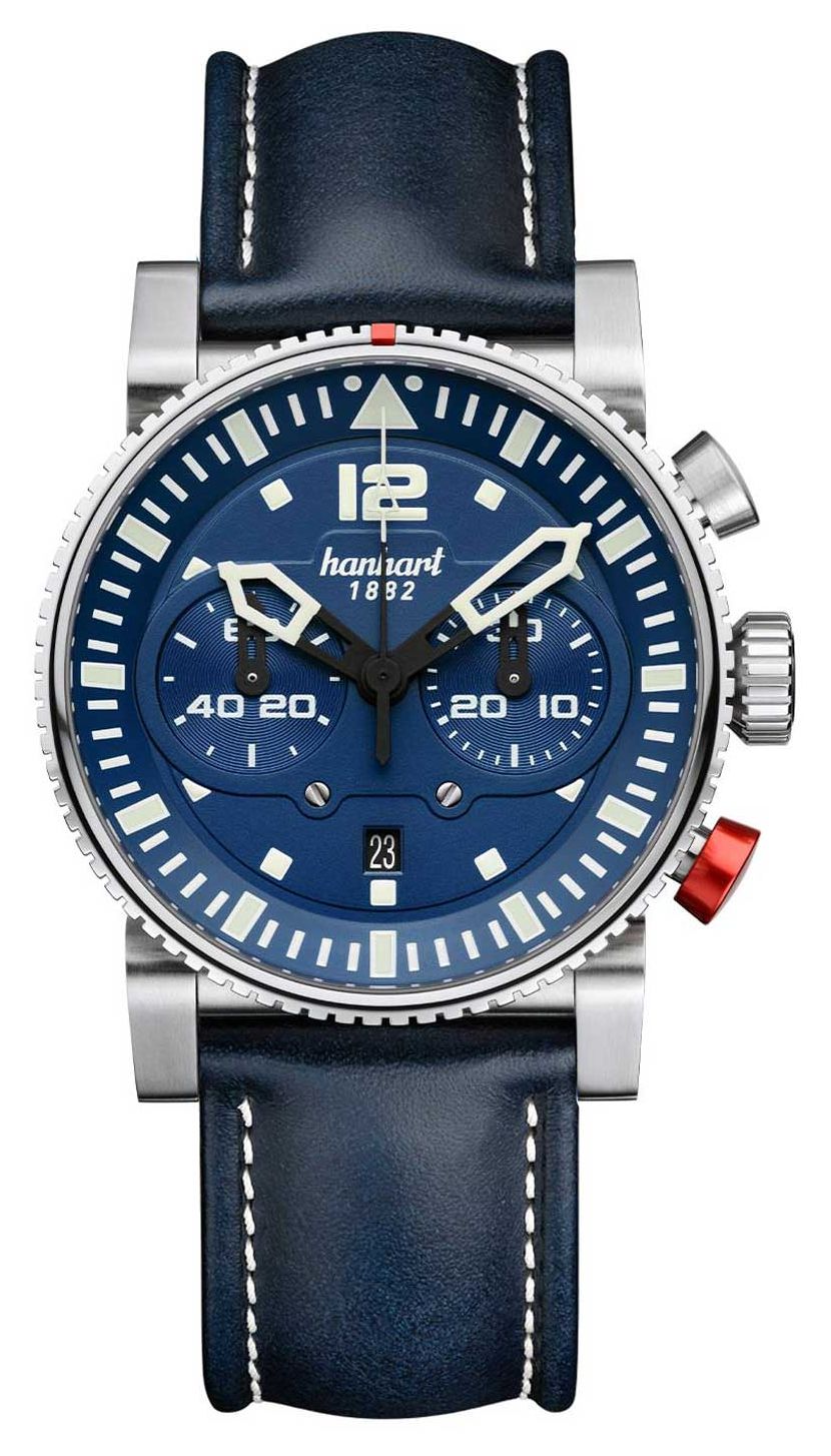 Hanhart Chronographe automatique Primus Pilot (44 mm), montre