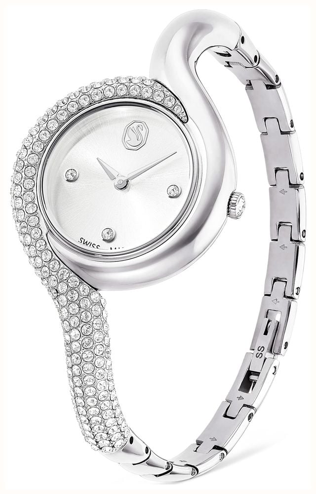 Swarovski Dextera Asymmetric Crystal (30mm) Silver Dial Swarovski Dextera Asymmetric Crystal (30mm) Silver Dial