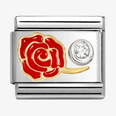 Nomination Classic Red Rose Cubic Zirconia Charm 630302/06