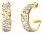 Guess Guess Jewellery Womens Crystals Hoops UBE06402YG
