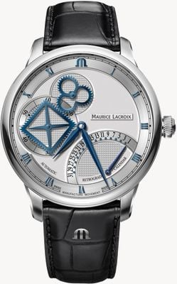 Maurice Lacroix Masterpiece Square Wheel Retrograde Automatic Watch MP6058-SS001-110-1